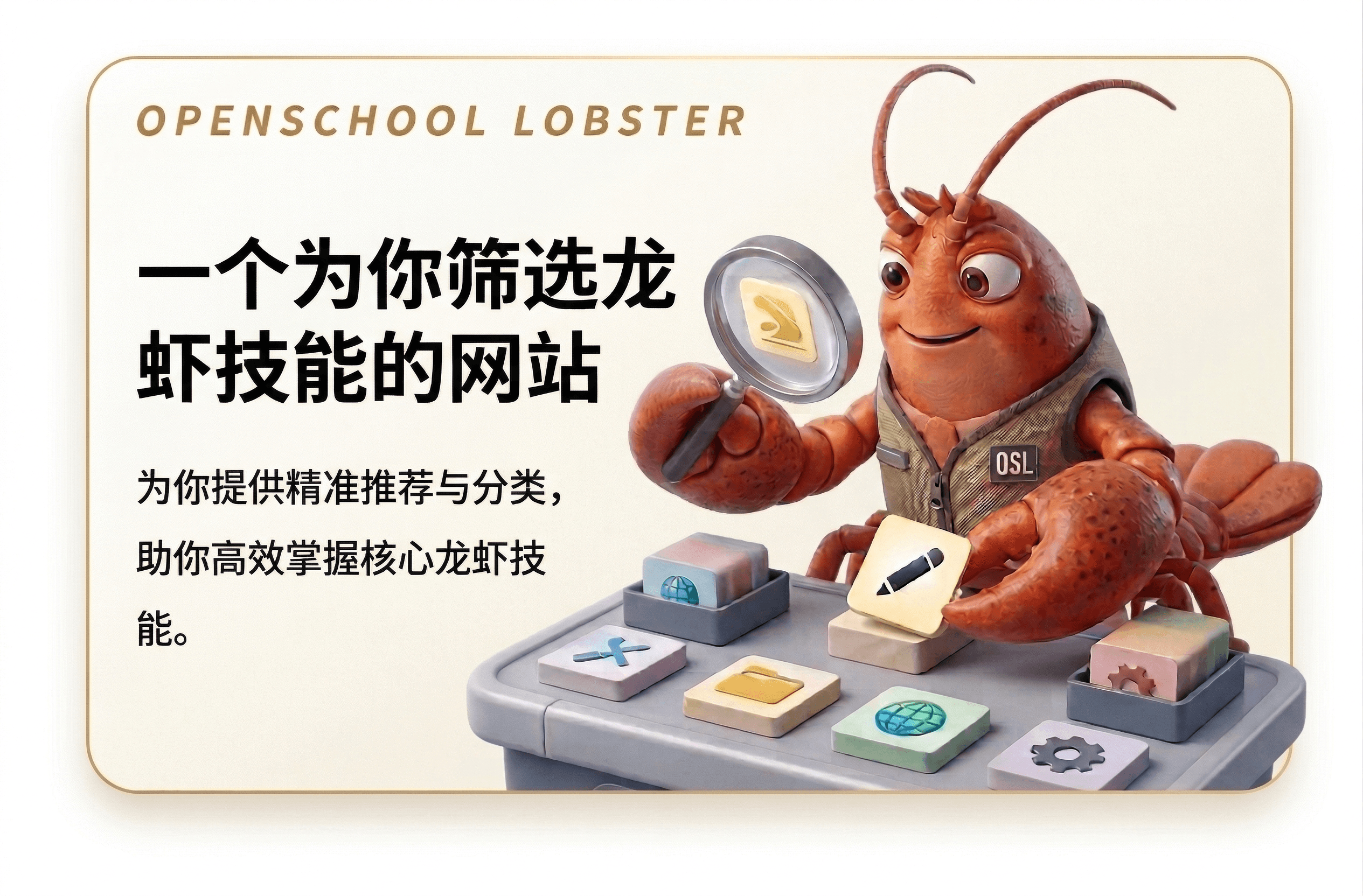 OpenSchool Lobster 主视觉
